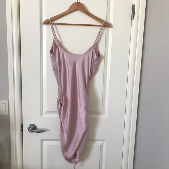 Aritzia Wilfred Only Ruched Slip Dress - Picture 2 of 6